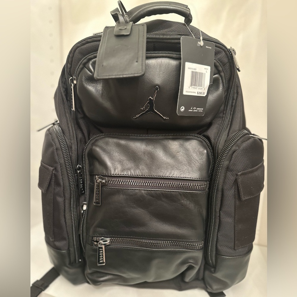 Brand new Nike Air Jordan Jumpman Leather Backpack for Large Laptop and more!!